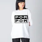 mf@PomPomBlogのSub Pom Pom Logo Big Long Sleeve T-Shirt