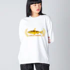 chicodeza by suzuriのヤマメキング Big Long Sleeve T-Shirt