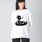 脂身通信Ｚのへび_240609 Big Long Sleeve T-Shirt