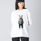 TRI-COMMA（トライカンマ）の愛犬コスチューム：優作 Big Long Sleeve T-Shirt