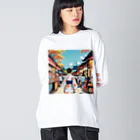 noiSutoaの浴衣 Big Long Sleeve T-Shirt