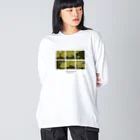 akupunyagaramのANJING INC. MERCH / Pixelated version Big Long Sleeve T-Shirt