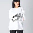 Organic PunkのツパイTシャツ ビッグシルエットロングスリーブTシャツ