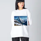 ジャパネットケフィアのアルプスの守り手 マッターホルン Big Long Sleeve T-Shirt