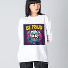 Be proudのBe proudわんちゃんバンドT Big Long Sleeve T-Shirt