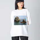 amaterasu358800の夫婦岩 Big Long Sleeve T-Shirt