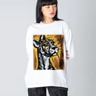 Ppit8の野生の猫 Big Long Sleeve T-Shirt