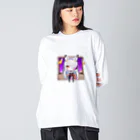 momonekokoの獣耳の女の子 Big Long Sleeve T-Shirt