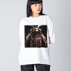 AQUAMETAVERSEの甲冑戦隊ノブレンジャー　Tomoe bb 2712 Big Long Sleeve T-Shirt