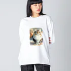 SAKIのラガマフィン Big Long Sleeve T-Shirt