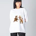 soiのuma and shika Big Long Sleeve T-Shirt