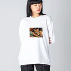 ねむねこのお店のおやすみねこ Big Long Sleeve T-Shirt