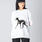 チェリモヤのイタリアン グレイハウンド 01 Big Long Sleeve T-Shirt