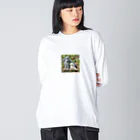hachitaroのフレミッシュジャイアントとビションフリーゼ Big Long Sleeve T-Shirt