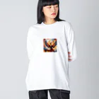 nkbg50のモンスターシリーズ（リアル）：Phoenix Big Long Sleeve T-Shirt