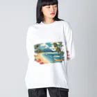 はちみつあめの常夏リゾート Big Long Sleeve T-Shirt