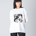 ZZRR12の花と美女 Big Long Sleeve T-Shirt