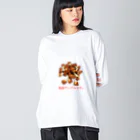 A-KdesignのFake food⑦ ビッグシルエットロングスリーブTシャツ