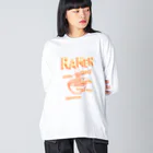 Siderunの館 B2のホラーデザインチックなラーメン Big Long Sleeve T-Shirt