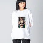 kura111のスポーツ女子 ビッグシルエットロングスリーブTシャツ