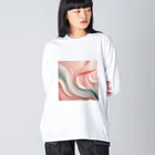 chan-takehaniの流動する美 Big Long Sleeve T-Shirt