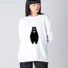 m0nec0のツキノワグマ Big Long Sleeve T-Shirt