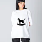 Dododの犬 ビッグシルエットロングスリーブTシャツ