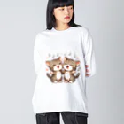 チェリモヤのねこコーラス 10 Big Long Sleeve T-Shirt