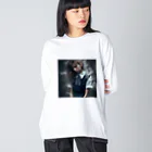 やるか、やらぬか？本人次第の少女に取り憑く者 Big Long Sleeve T-Shirt