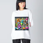 ゆずまるのくすりとグラフィティアート Big Long Sleeve T-Shirt