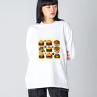 南国のハンバーガー Big Long Sleeve T-Shirt