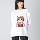 sophie138の舞妓ネコおにゃん Big Long Sleeve T-Shirt