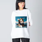 sophie138の猫の客室乗務員 Big Long Sleeve T-Shirt