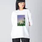 atelier_lapislazuliの夜空 ビッグシルエットロングスリーブTシャツ