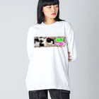 てこパカ🍀(tecopaca) の咲顔ちゃこ Big Long Sleeve T-Shirt