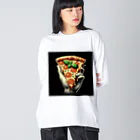 yuriseのおしゃれなpizzaのグッズ Big Long Sleeve T-Shirt