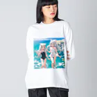 ねむねこのお店の猫耳少女00022 Big Long Sleeve T-Shirt