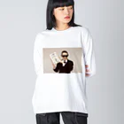 ¥anagawa Recordsのシン元号（混沌（カオス））発表 ビッグシルエットロングスリーブTシャツ