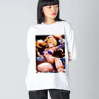 REALIVE(リアライブ)🎁公式の紫の踊り子タレイア 二次元タレイアシリーズNo.2 4-2-250204 Big Long Sleeve T-Shirt