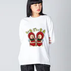 【Yuwiiの店】ゆぅぅぃーのいちごの妖精さん　いちごいちえ Big Long Sleeve T-Shirt