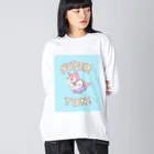 【Yuwiiの店】ゆぅぅぃーのSUPER★TON ビッグシルエットロングスリーブTシャツ