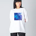 さかなや実験室の波間-1 Big Long Sleeve T-Shirt