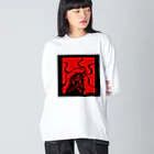 ツバメ堂のカラス（カラー） Big Long Sleeve T-Shirt