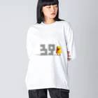 hozdesignのミスター3939その1「39」 ビッグシルエットロングスリーブTシャツ