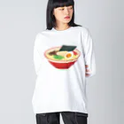 神谷みなみのとんこつラーメン ビッグシルエットロングスリーブTシャツ