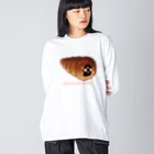 SF legacyのチョココロネ生命体 ビッグシルエットロングスリーブTシャツ