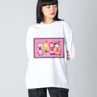 穏やかな日常のgirl4 ビッグシルエットロングスリーブTシャツ