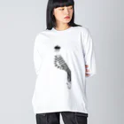 ジャスのつま先立ち Big Long Sleeve T-Shirt