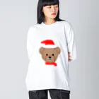 brilliantのクリスマスベア ビッグシルエットロングスリーブTシャツ