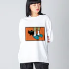 ぷっちのくろねこレグとかいぬしさん Big Long Sleeve T-Shirt